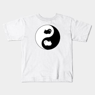 Yin Yang Chinchilla Kids T-Shirt